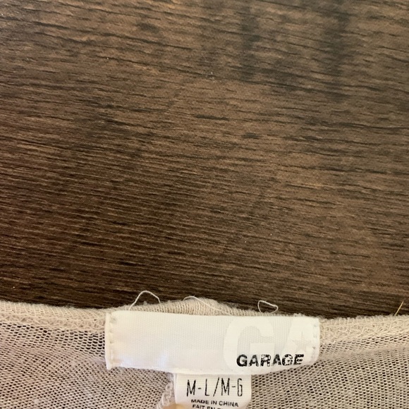 Beige Cardigan - GARAGE brand - Size M-L - Picture 2 of 3